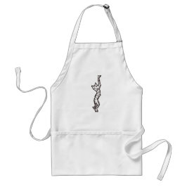 Cat Stretch! Standaard Schort