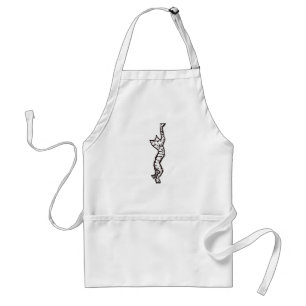 Cat Stretch! Standaard Schort