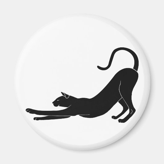 Cat Stretching Magneet (Voorkant)