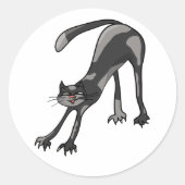 Cat Stretching Stickers (Voorkant)
