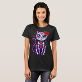 Cat Sugar Skull Cute Cat For Cat Lover Cat-m  T-shirt (Voorkant volledig)