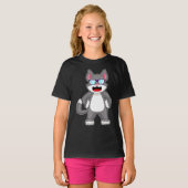 Cat Sunglazen T-shirt (Voorkant volledig)