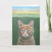 Cat Sunset Kaart (Voorkant)