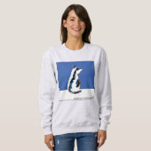 Cat sweatshirt blauw (Voorkant volledig)
