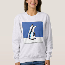 Cat sweatshirt blauw