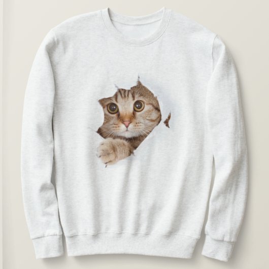 Cat Sweatshirt - Perfect Gezellig en Schattige (Design voorkant)