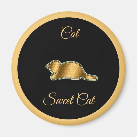 Cat Sweet Cat Magneet (Voorkant)