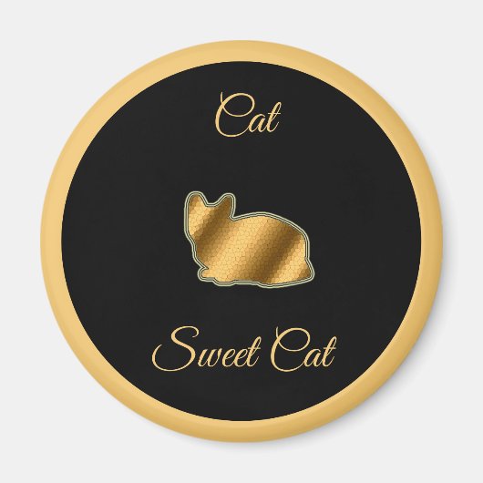 Cat Sweet Cat Magneet (Voorkant)