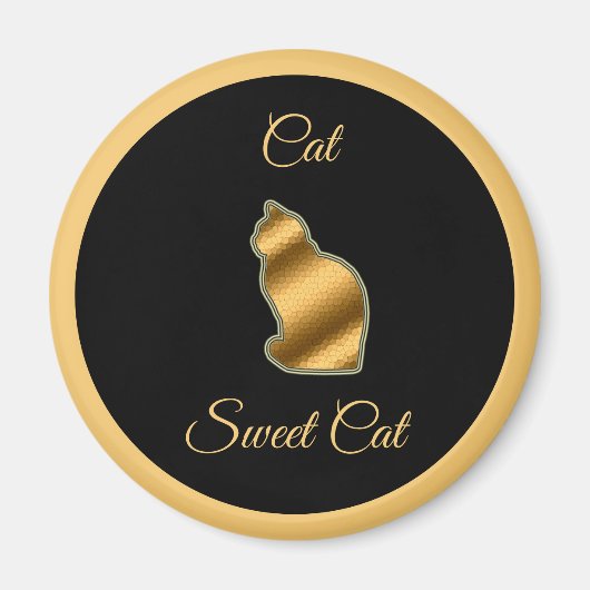 Cat Sweet Cat Magneet (Voorkant)