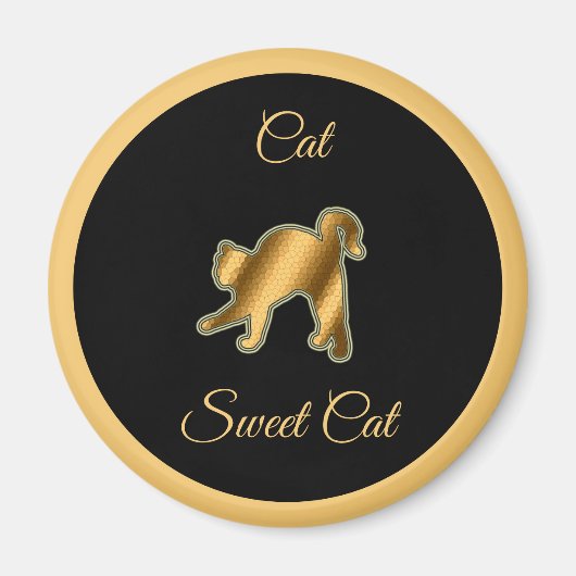 Cat Sweet Cat Magneet (Voorkant)