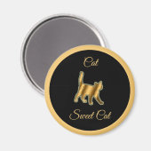 Cat Sweet Cat Magneet (Voorkant / Achterkant)