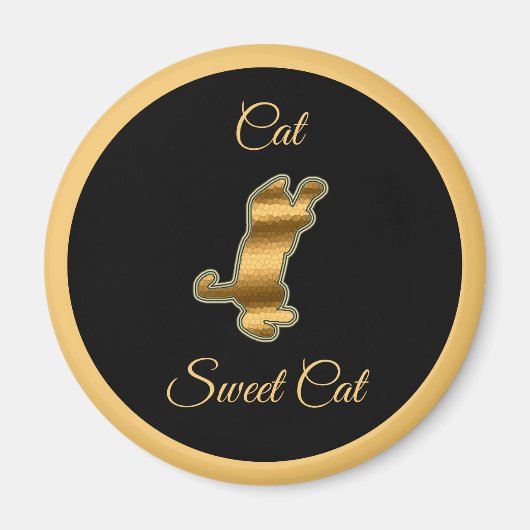 Cat Sweet Cat Magneet (Voorkant)