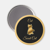 Cat Sweet Cat Magneet (Voorkant / Achterkant)