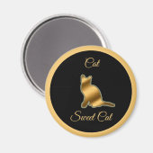 Cat Sweet Cat Magneet (Voorkant / Achterkant)