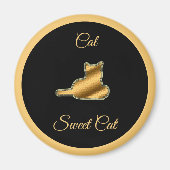 Cat Sweet Cat Magneet (Voorkant)