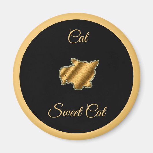 Cat Sweet Cat Magneet (Voorkant)
