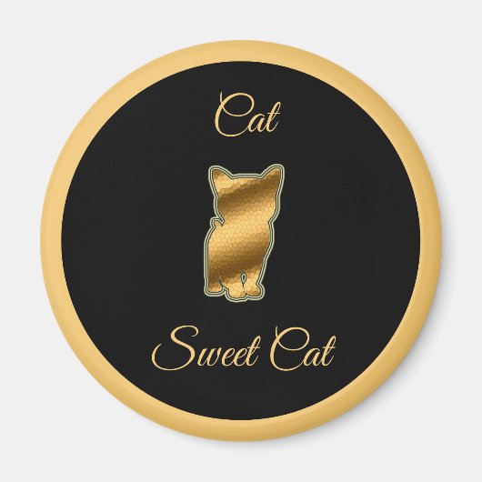 Cat Sweet Cat Magneet (Voorkant)