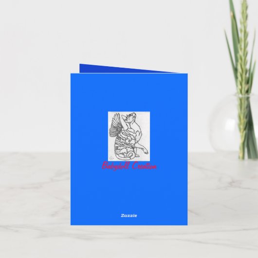 Cat Sympathcard Kaart (Achterkant)