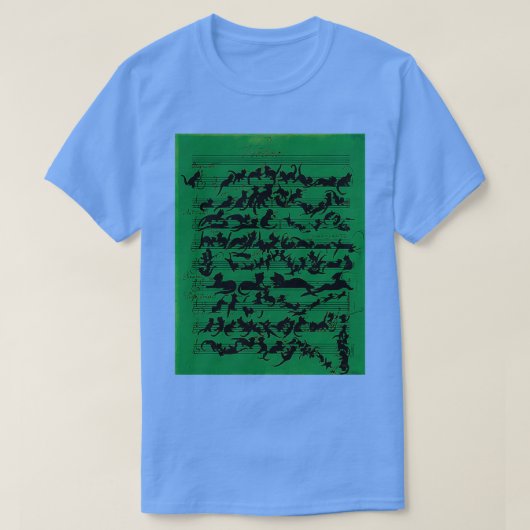 Cat Symphony 1 T-shirt (Design voorkant)
