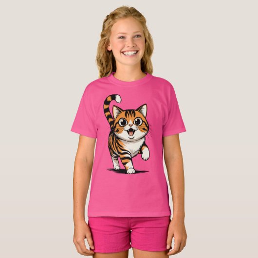 cat t-shirt (Voorkant volledig)