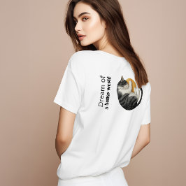 Cat T-shirt | Gepersonaliseerd cadeau voor kattenl