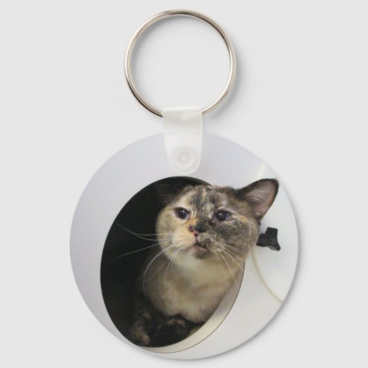 Cat T-Shirt Sleutelhanger (Voorkant)