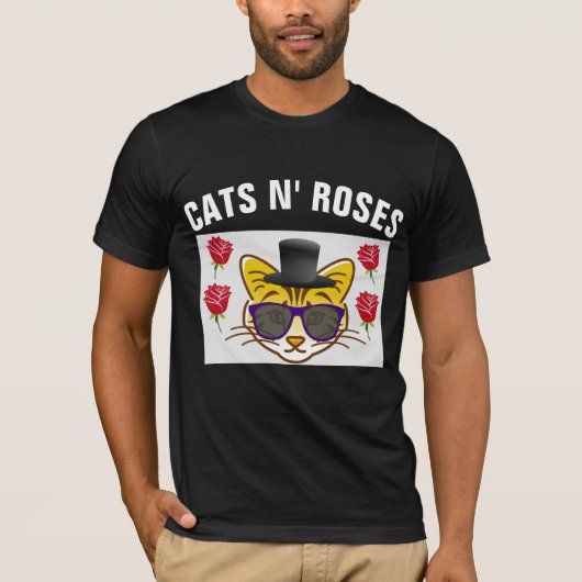 CAT T-Shirts-T - shirts VAN CATS N' ROZEN (Voorkant)