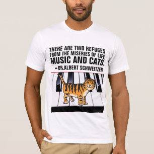 CAT-T - SHIRTS, TWEE MIDDELEN VLUCHTELING VAN LEVE T-SHIRT
