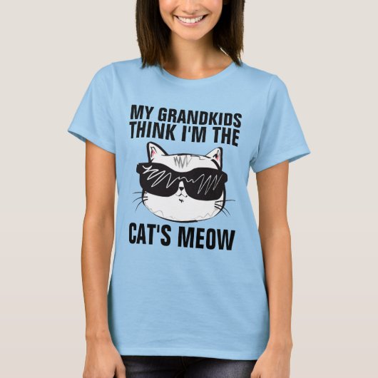 CAT T-Shirts voor GRANDMA (Voorkant)