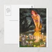 CAT (Tabby1) - MidEve Briefkaart (Voorkant / Achterkant)