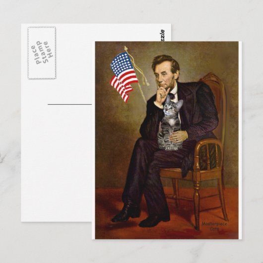 CAT (Tabby2) - Lincoln Briefkaart (Voorkant / Achterkant)