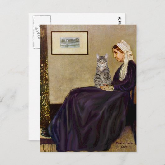 CAT (Tabby 1) - Klokkenluiders moeder Briefkaart (Voorkant / Achterkant)