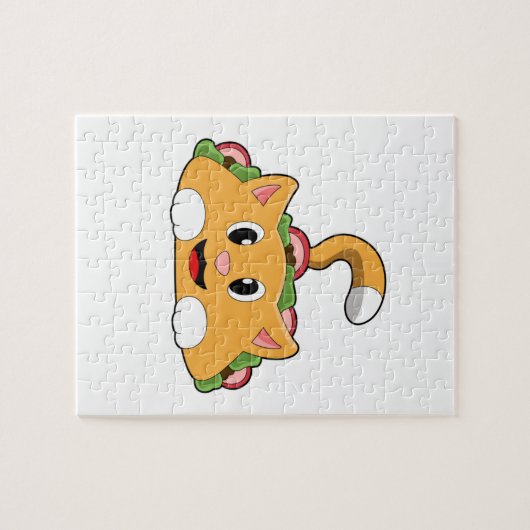 Cat Taco Legpuzzel (Horizontaal)
