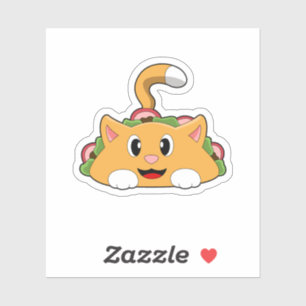 Cat Taco Sticker