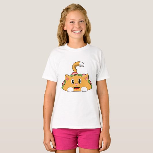 Cat Taco T-shirt (Voorkant volledig)