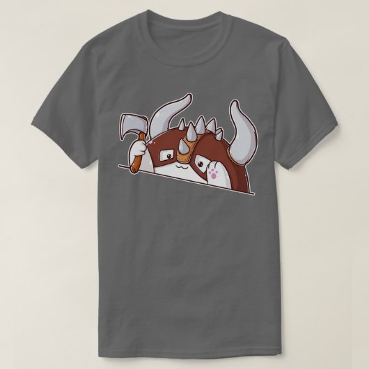 Cat Tafelblad RPG Barbarian T-shirt (Design voorkant)