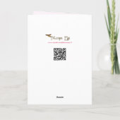 Cat Tail Heart Valentijn Kaart (Achterkant)