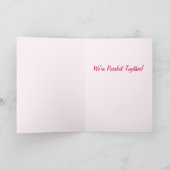 Cat Tail Heart Valentijn Kaart (Binnen)