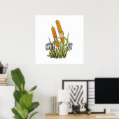 Cat-Tail Poster (Thuiskantoor)