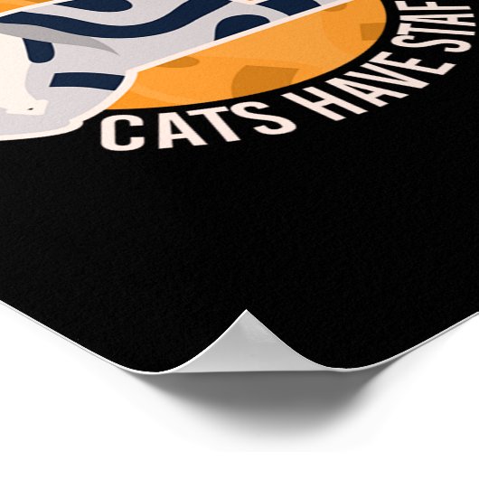 Cat Tail Speak Cat Kitten Meow Animal Poster (Hoek)