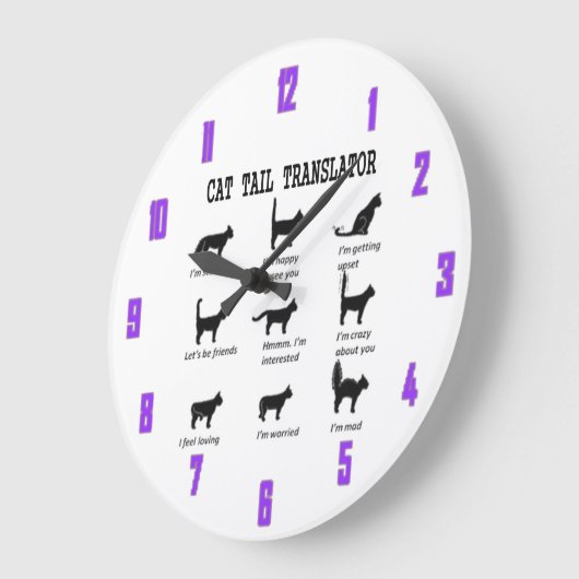 CAT TAIL TRANSLATOR GROTE KLOK (Hoek)