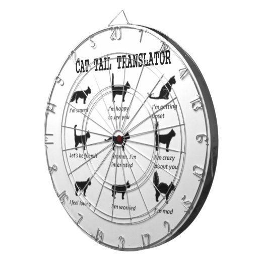 CAT TAIL VERTALER DART BOARD DARTBORD (Voorkant Rechts)