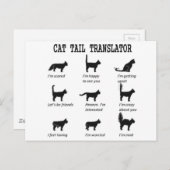 CAT-TAILTRANSLATOR BRIEFKAART (Voorkant / Achterkant)