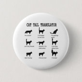 CAT-TAILTRANSLATOR RONDE BUTTON 5,7 CM (Voorkant)