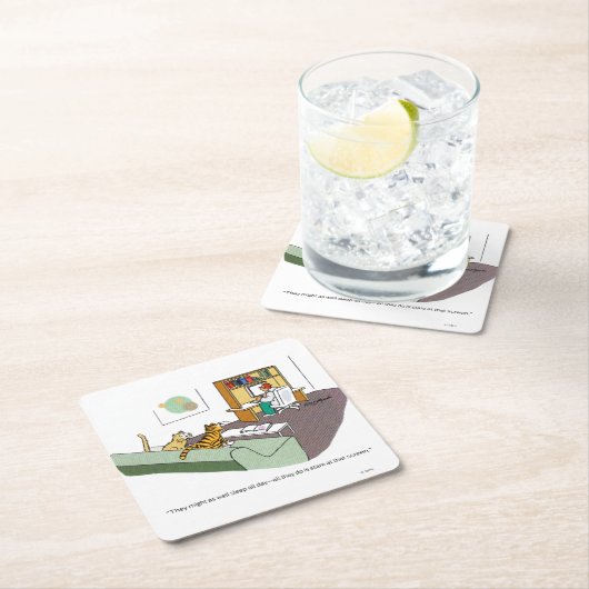 Cat Talk Kartonnen Onderzetters (Insitu)