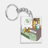 Cat Talk Sleutelhanger (Voorkant Links)