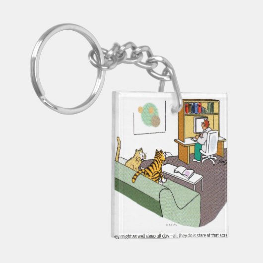 Cat Talk Sleutelhanger (Voorkant Links)