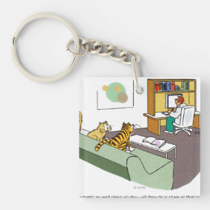 Cat Talk Sleutelhanger