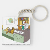 Cat Talk Sleutelhanger (Achterkant)