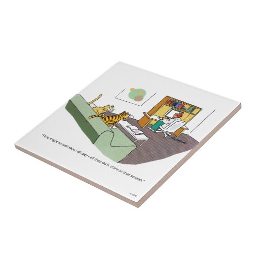 Cat Talk Tegeltje (Zijkant)